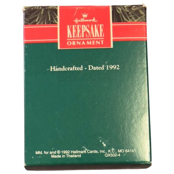 Hallmark Keepsake Ornament 1992 Son Airplane Pilot Christmas Holiday Decoration - Picture 2 of 6